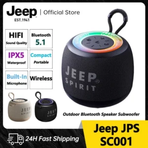 Jeep PS SC001 Bluetooth Speaker Wireless Outdoor Portable Mini Colorful Mini Speaker Large Volume High Quality Subwoofer Waterproof support TF Card Receipt Voice Player -Built in Microphone+HD Noise Reduction