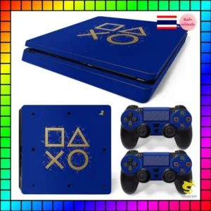 PS4 Slim Vinyl Console & Controller Skin Sticker Set – Easy to Apply & Residue-Free Removal